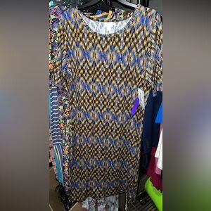 NWT LuLaRoe Julia Dress Size 2XL Geometric Bodycon